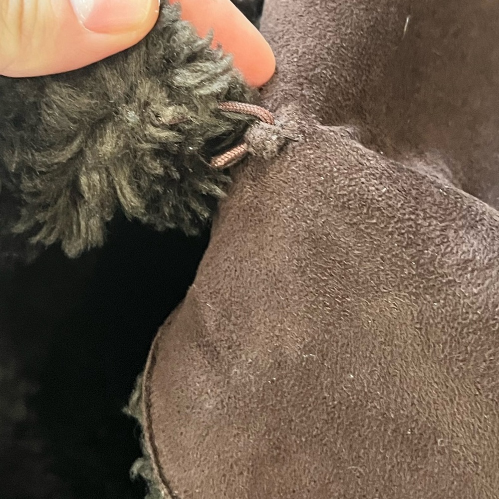 Calvin Klein Brown Suede Coat - Women’s Size Small - Picture 3 of 5